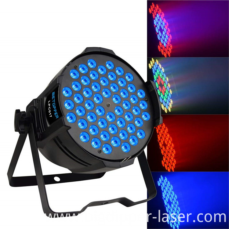 BigDipper LP001 LP001-H RGBW DMX512 Par light with 54*3W Single color ...